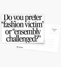 Clueless - Fashion victim Postcards