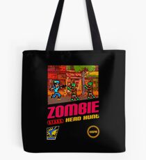 Zombie Head Hunt Tote Bag