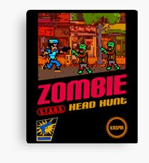 Zombie Head Hunt Canvas Print