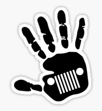 Jeep Wrangler JK Handwelle Sticker