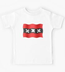 Amsterdam vlag Kids Tee