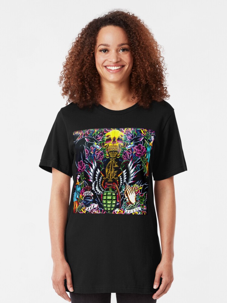 Alternate view of Ed Hardy Shop in Melbourne Slim Fit T-Shirt