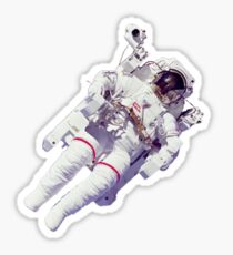 Floating Astronaut Sticker