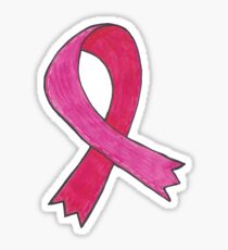 Breast Cancer Awareness Ribbon Sticker
