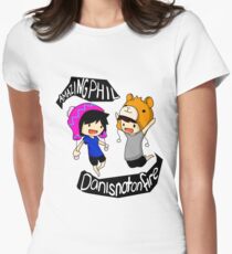 Dan And Phil Women's Fitted T-Shirt