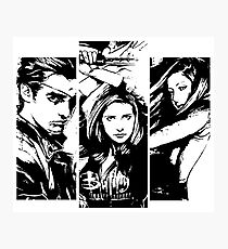 B&W BtVS Trio Photographic Print