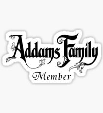 Addams Family Member Sticker