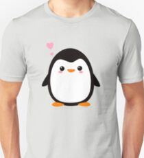 Camiseta ajustada Pingüino lindo