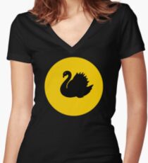 Western Australia Badge Women's Fitted V-Neck T-Shirt