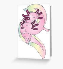Axolotl Lovers Greeting Card