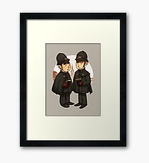 Victorian cops Framed Print