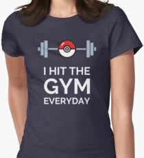 Pokemon Go - I Hit The Gym Everyday Women's Fitted T-Shirt