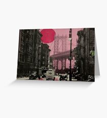 PINK HAZE Greeting Card