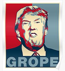 Trump Grope Poster Poster