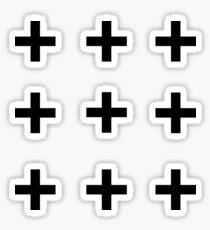 Anchor Points 1 *Fresh Charcoal Gray* Sticker