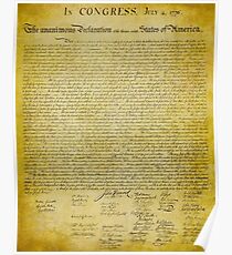 Declaration of Independence Poster