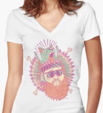 Camiseta entallada de cuello en V Todo Bronson estadounidense