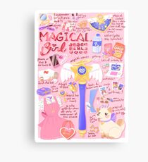 Magical Girl Essentials! Metal Print