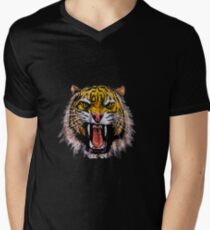 Tekken - Heihachi Tiger Men's V-Neck T-Shirt