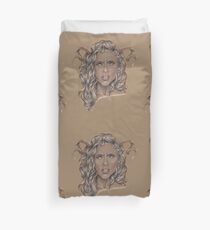 Aries ♈ Astrological Fantasy Portrait Duvet Cover