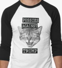 Pussies against Trump Men's Baseball ¾ T-Shirt
