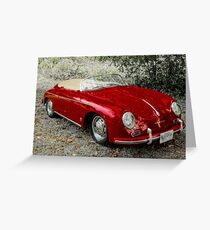 Porsche Speedster Greeting Card