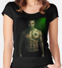 Stephen Amell Arrow 05 Women's Fitted Scoop T-Shirt