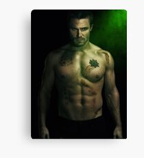 Stephen Amell Arrow 05 Canvas Print