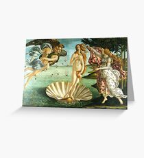 Birth of venus botticelli Greeting Card