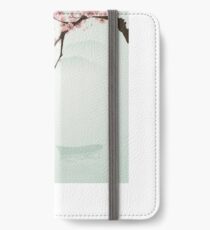 Wunderlicher rosa Kirschblüten-Baum iPhone Flip-Case/Hülle/Klebefolie