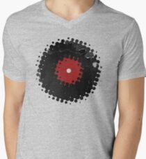 Grunge Vinyl Records Retro Vintage 50's Style Men's V-Neck T-Shirt
