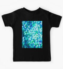 Schöne Pailletten Textur Kinder T-Shirt