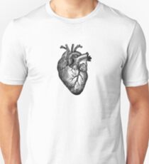 Vintage Heart Anatomy Slim Fit T-Shirt