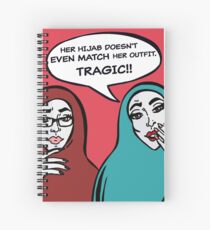Her hijab doesn't match... Spiral Notebook