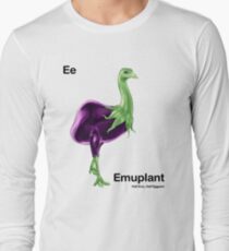 Ee - Emuplant // Half Emu, Half Eggplant Long Sleeve T-Shirt
