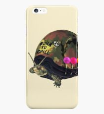"Born to Chill" Full Metal Snail Turtle iPhone 6s Plus Case