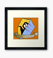 Laziness coat of arms Framed Print