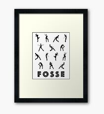Fosse bewegt sich Gerahmtes Wandbild