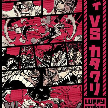 Luffy Snakeman vs Katakuri Stickers