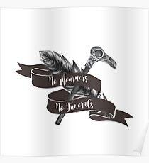 Póster Sin dolientes No funerales