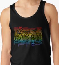 LGBT words cloud Tank Top
