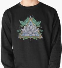 Sudadera sin capucha Vidriera, lotus, ilustración