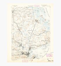 Massachusetts USGS Historical Topo Map MA Salem 352999 1893 62500 Photographic Print
