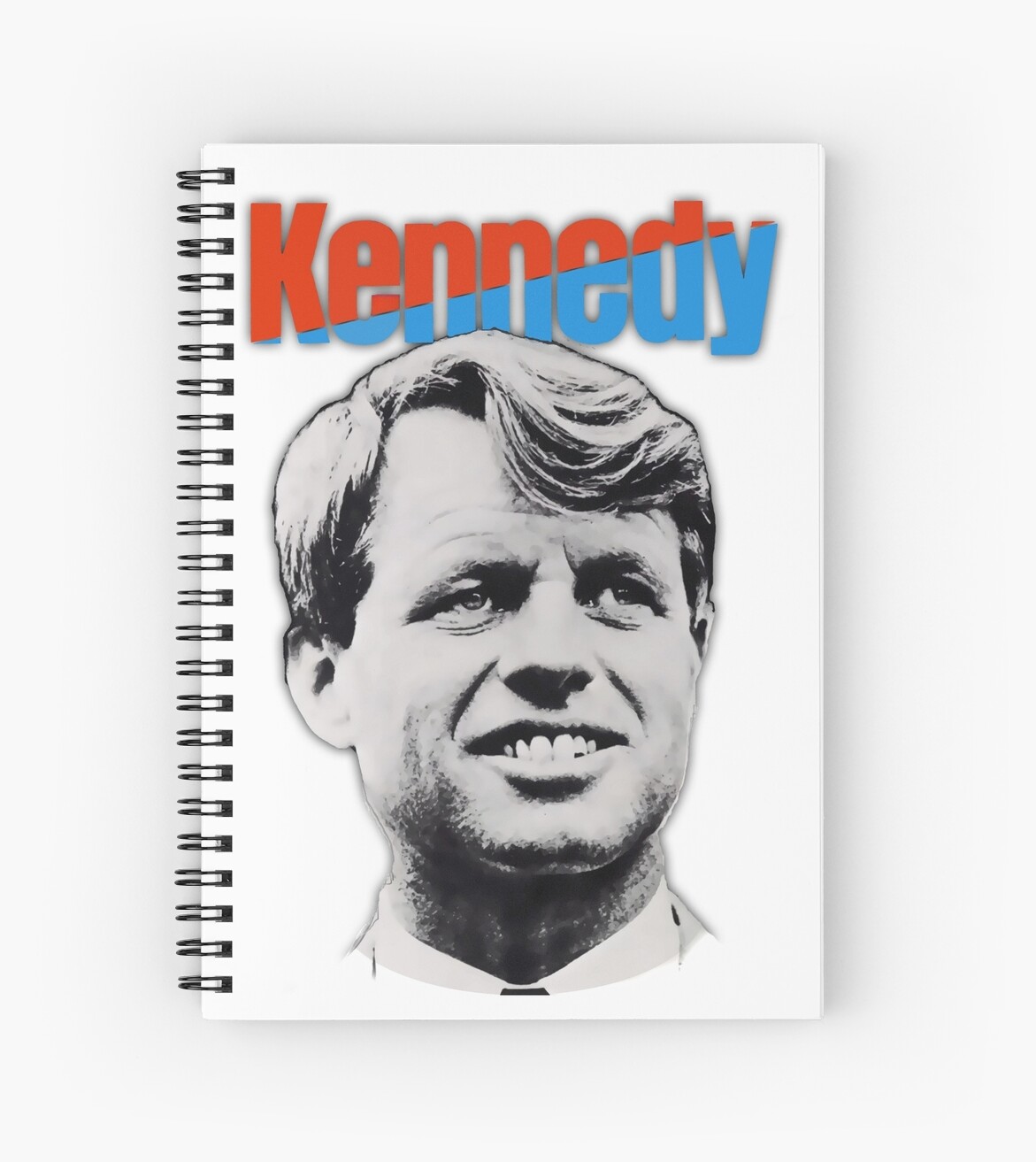 Robert Kennedy 1968 Campaign Poster Spiral Notebook By Fictional Truth Redbubble 1061