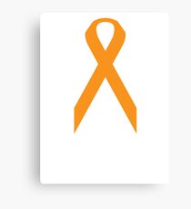Kidney Cancer Awareness ribbon Canvas Print