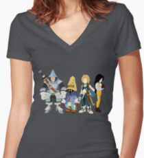 Final Fantasy IX Women's Fitted V-Neck T-Shirt