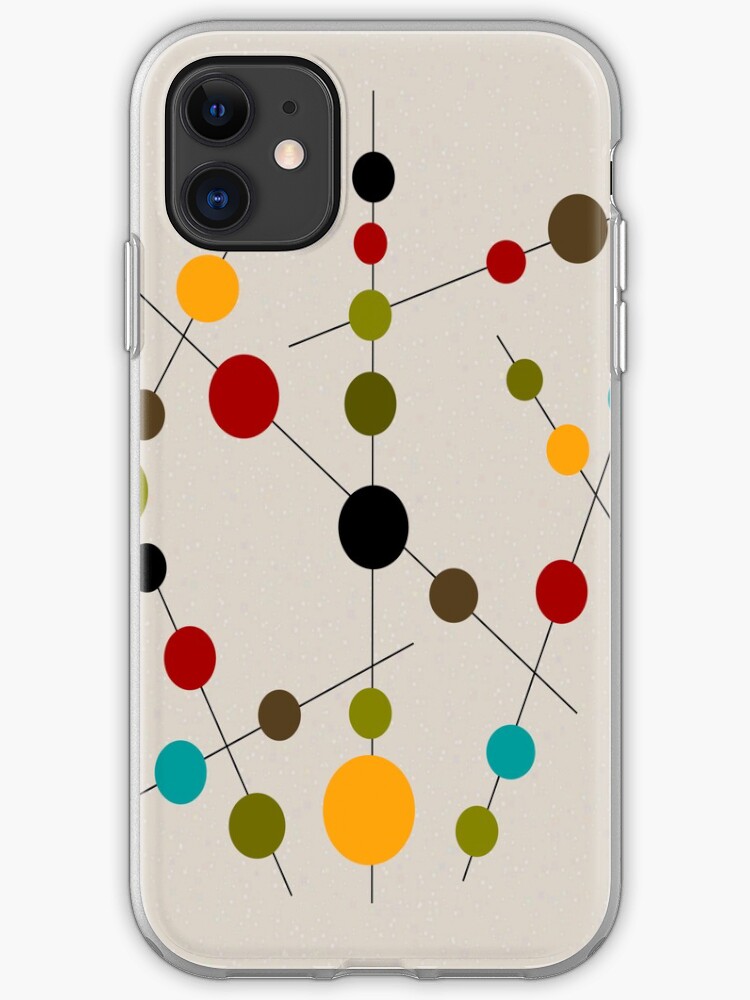 Eames Era Starbursts and Globes 3 (bkgrnd) iPhone 11 case Eames Era Starbursts and Globes 3 (bkgrnd) iPhone 11 case