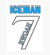 Iceman Photographic Print