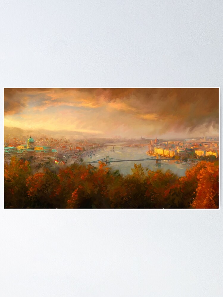 Alternate view of View of Budapest Poster