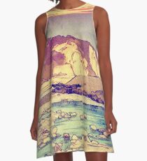 Sunset at Yuke A-Line Dress